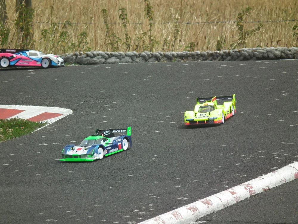our car mid race ahread of the teams that would finish 7th & 5th