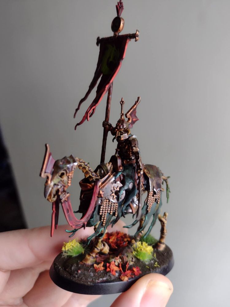 SoulBlight Gravelord Barrow Knight miniature all painted up