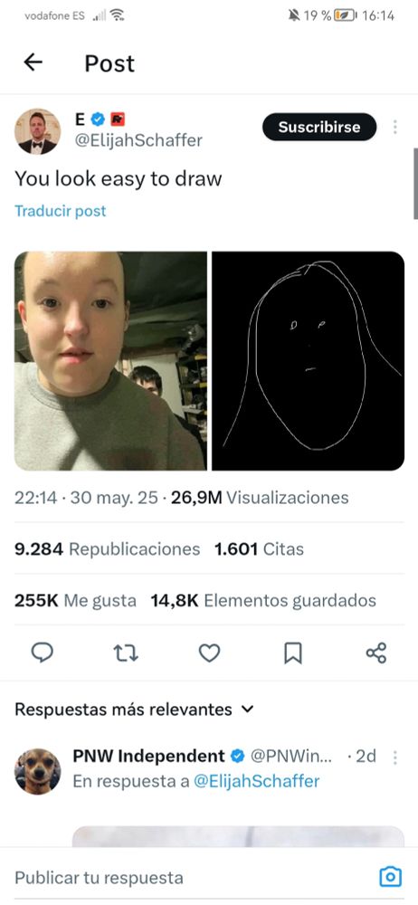 Foto de Bella Ramsey en la que se ridiculiza su aspecto físico 