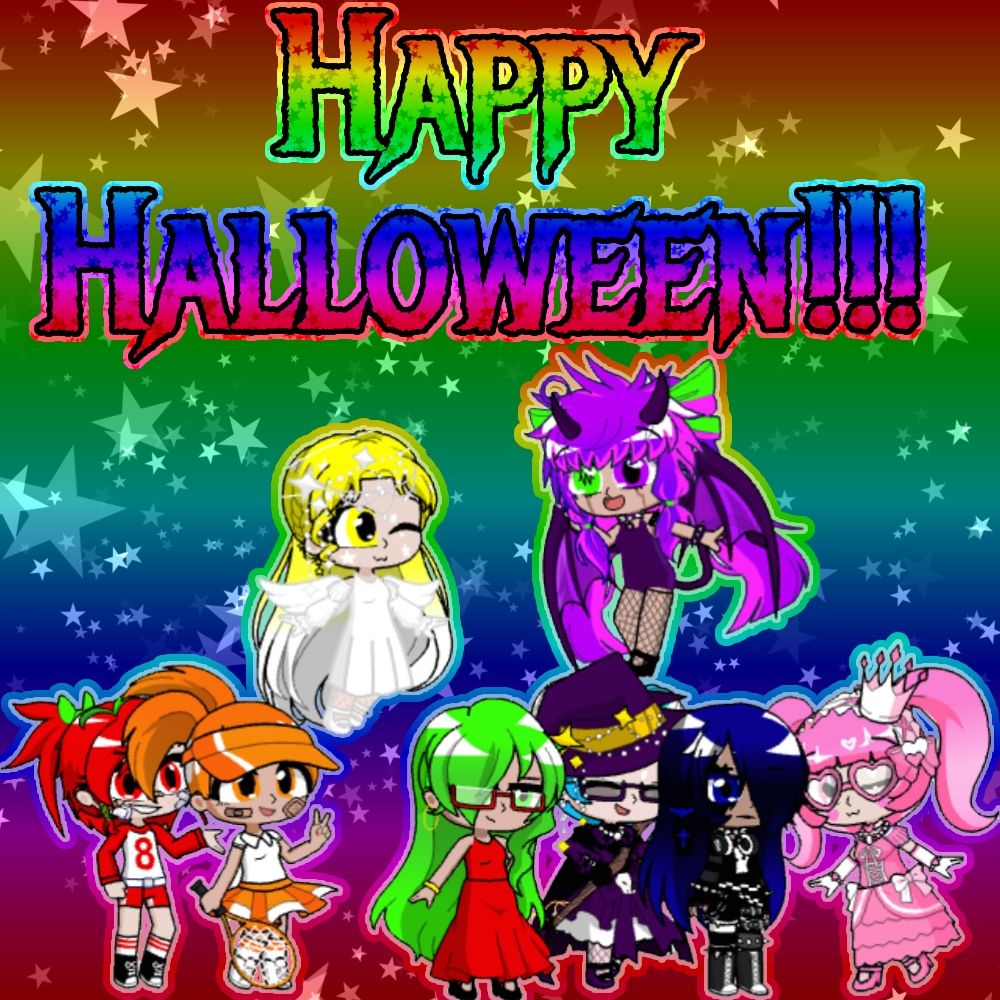 Rachel Is Dressed As Lynn Jr (Loud House)

Sunny Is Dressed As Orange Cookie (Cookie Run Kingdom)

Mimi Mia Is Dressed As An Angel

Sarah Is Dressed As Pauline (A Nintendo Character)

Blueberry Is Dressed As A Witch

Gilda Is Dressed As A Gothic (Possibly Emo)

Violet Is Dressed As A Demon

And Pinky Is Dressed As A Princess

And Every Colorful They’ve Come Across!


Happy Halloween To The Rainbow Girls!🌈