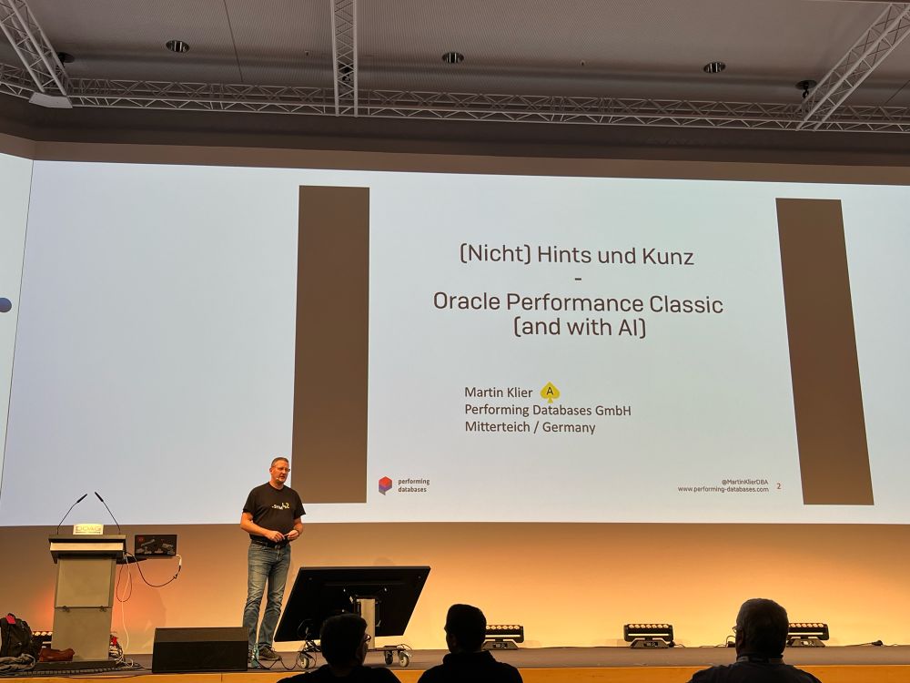 Martin Klier auf der großen Bühne