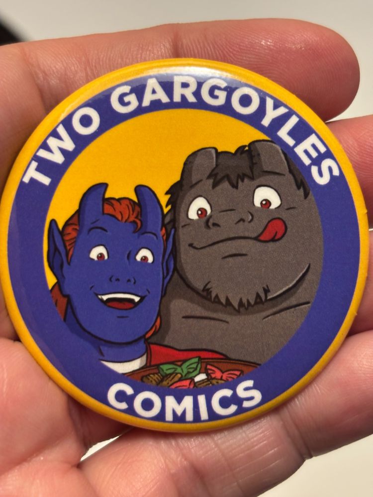 Two Gargoyles Comics button