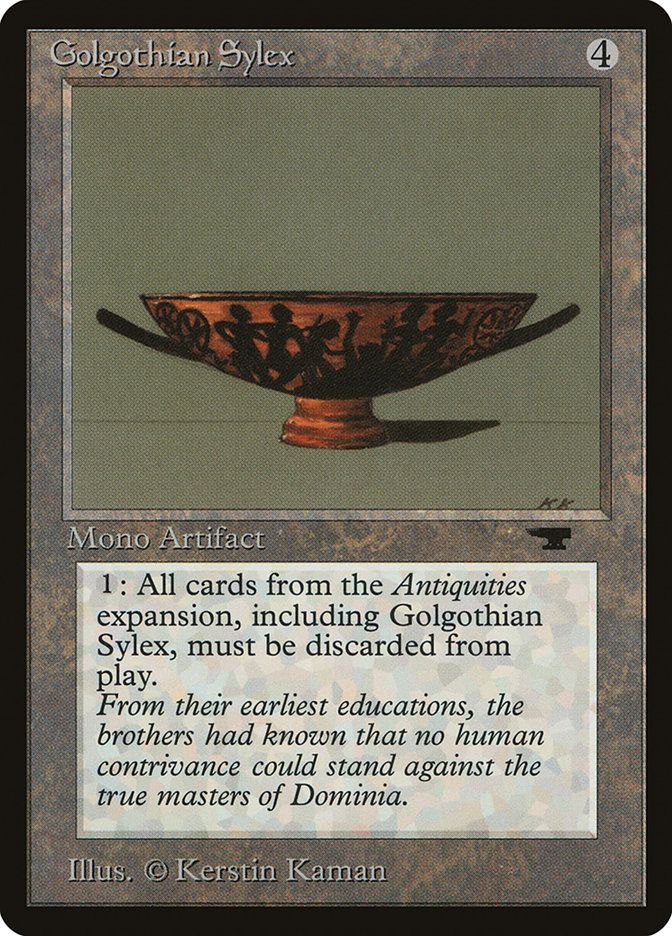 The Magic card Golgothian Sylex