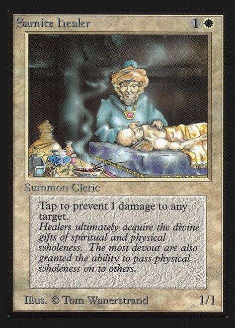 The Magic card Samite Healer