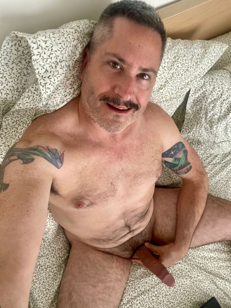 Bator caught stroking dong with a dumb grin on his face.