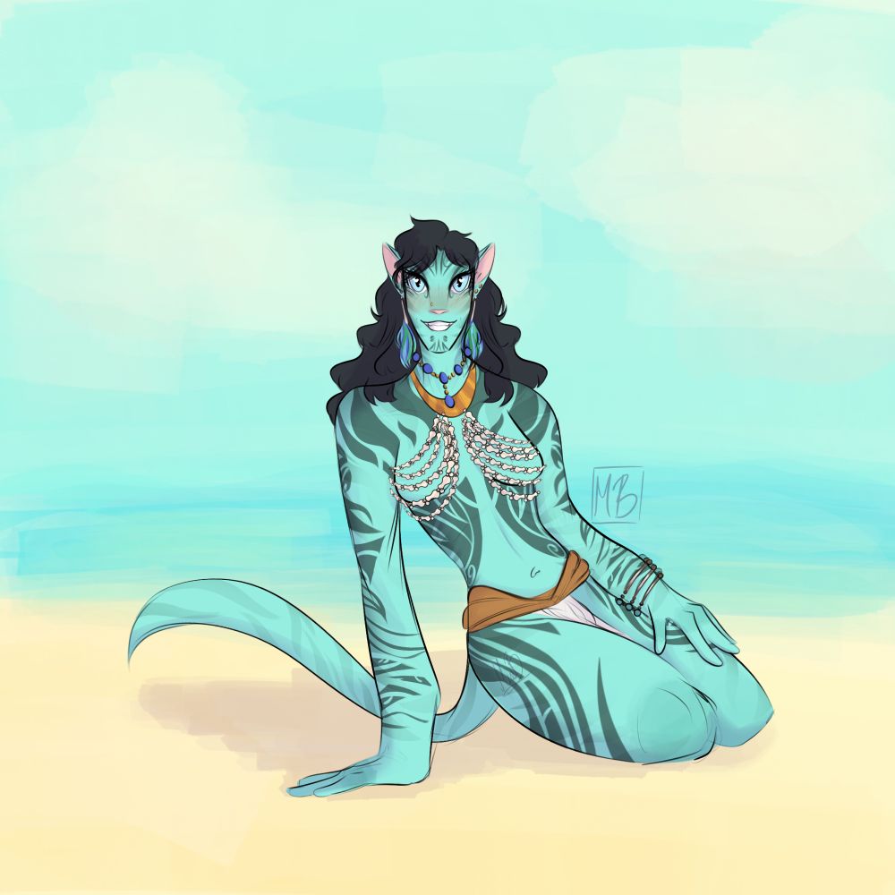 Aney on a day at the beach