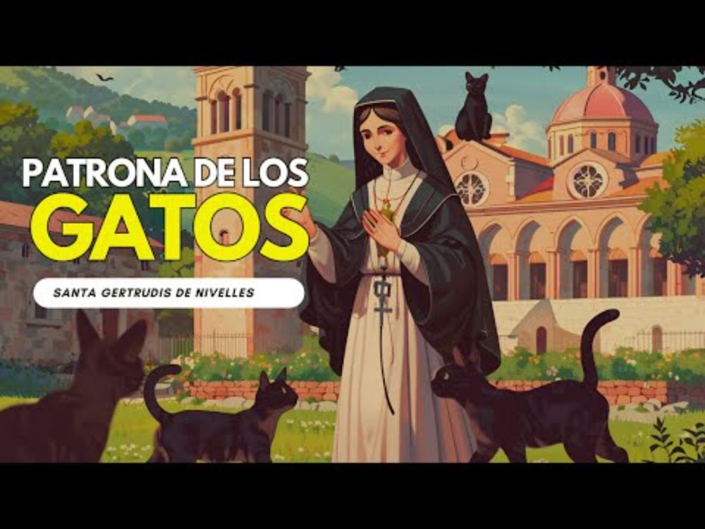 ¿Quién es Santa Gertrudis? La sorprendente historia de la patrona de los gatos.