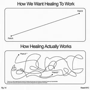 the mess of healing (a non-linear journey)