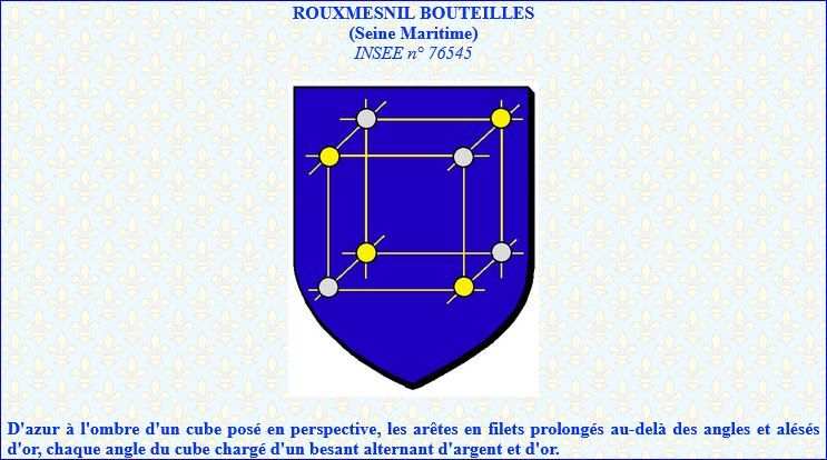 Blason de Rouxmesnil-Bouteilles (Seine-Maritime)