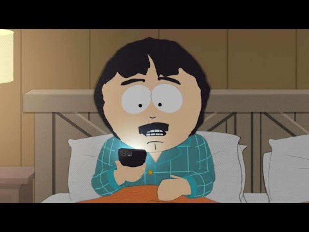 South Park - Randy talks to ChatGPT in bed