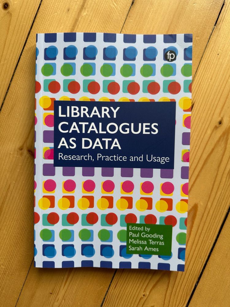 Library Catalogues As Data book 