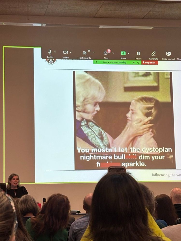 Melissa Terras lecturing