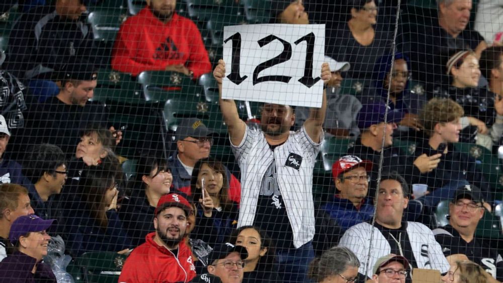 121 losses?! The numbers behind the White Sox's season of shame