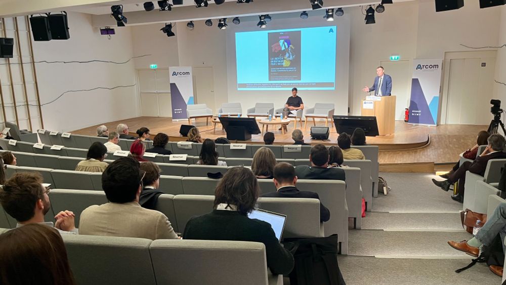 Thomas Hochmann, professeur à l’Université Paris Nanterre, lors de la Journée d'études de l'Arcom