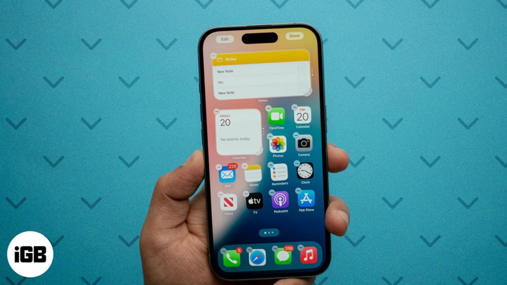 iOS 18: How to add and edit widgets on your iPhone - iGeeksBlog