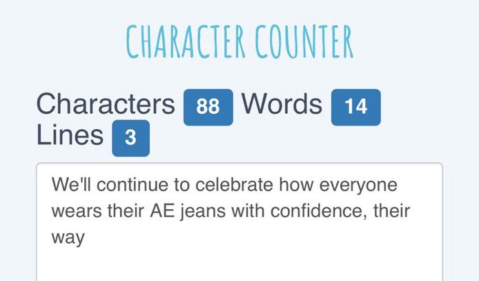 Character counter