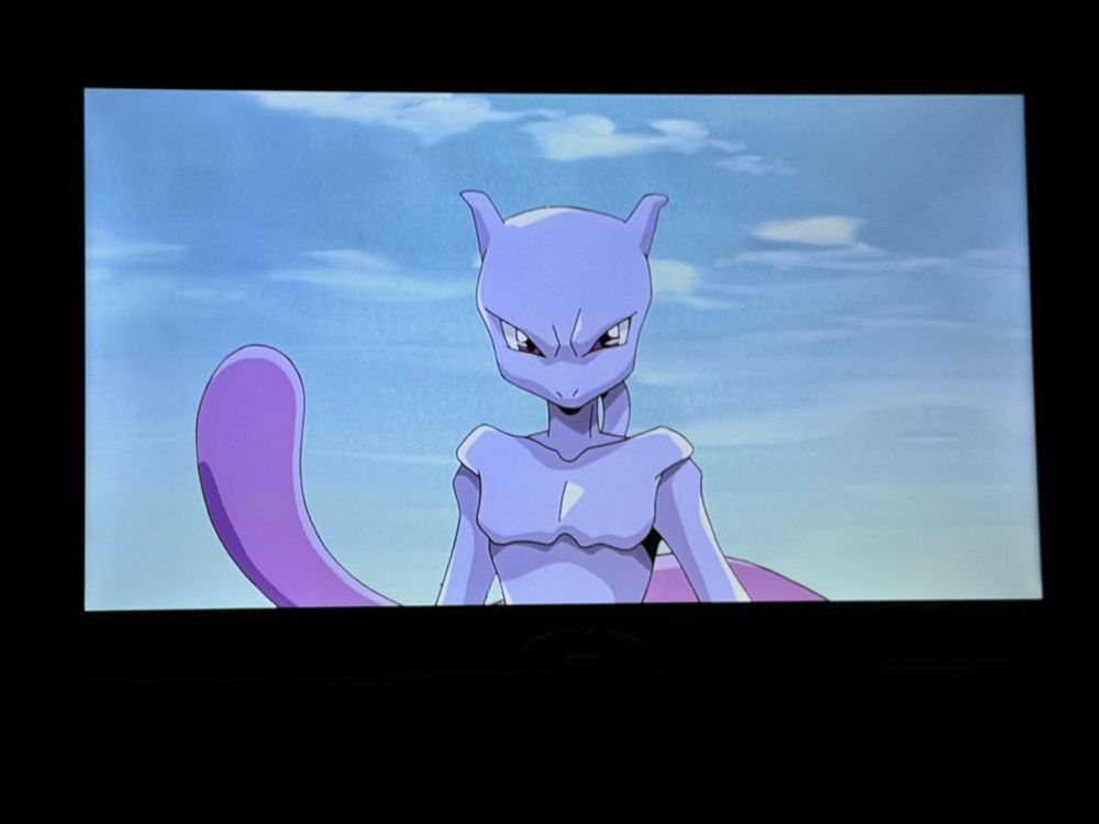 tv picture of “pokemon the first movie: mewtwo strikes back” of mewtwo