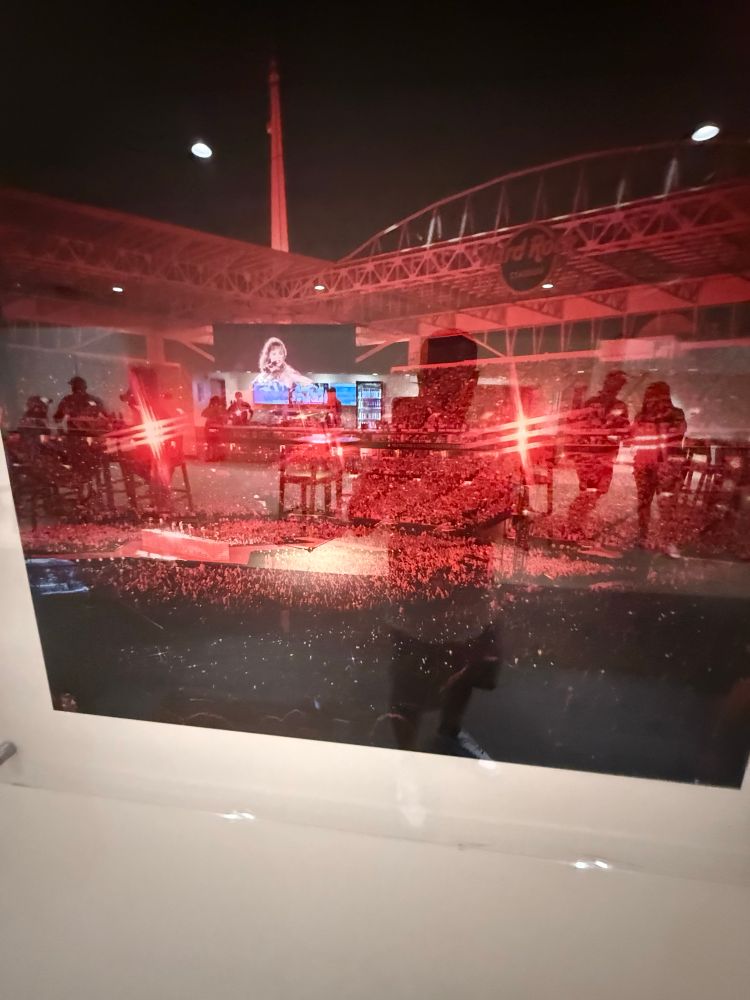 Taylor at hard rock stadium 