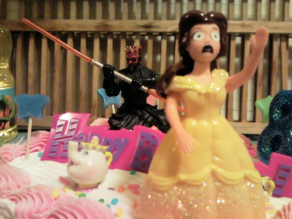 Yeah you better run, Belle. After the teapot gets it, you're next! 