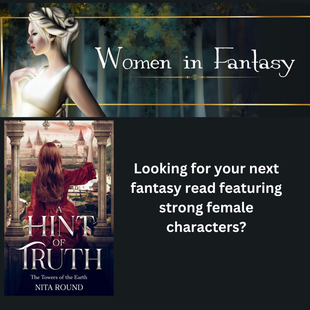 Women in fantasy promo, click the link on the page to get access to free stories. 
Text says, "looking for your next fantasy read featuring strong female characters?"