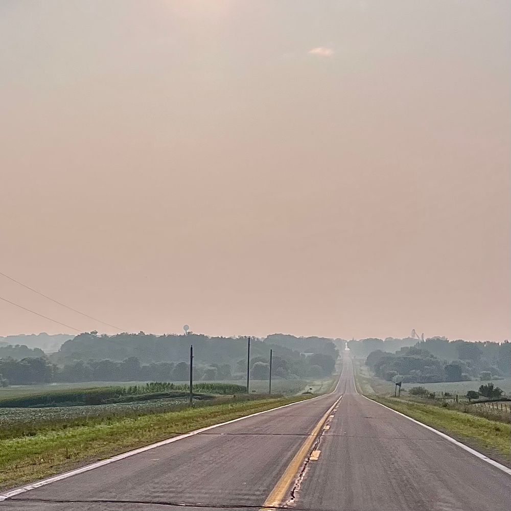 A view of the small town of Kiester, MN from about a half mile away. 