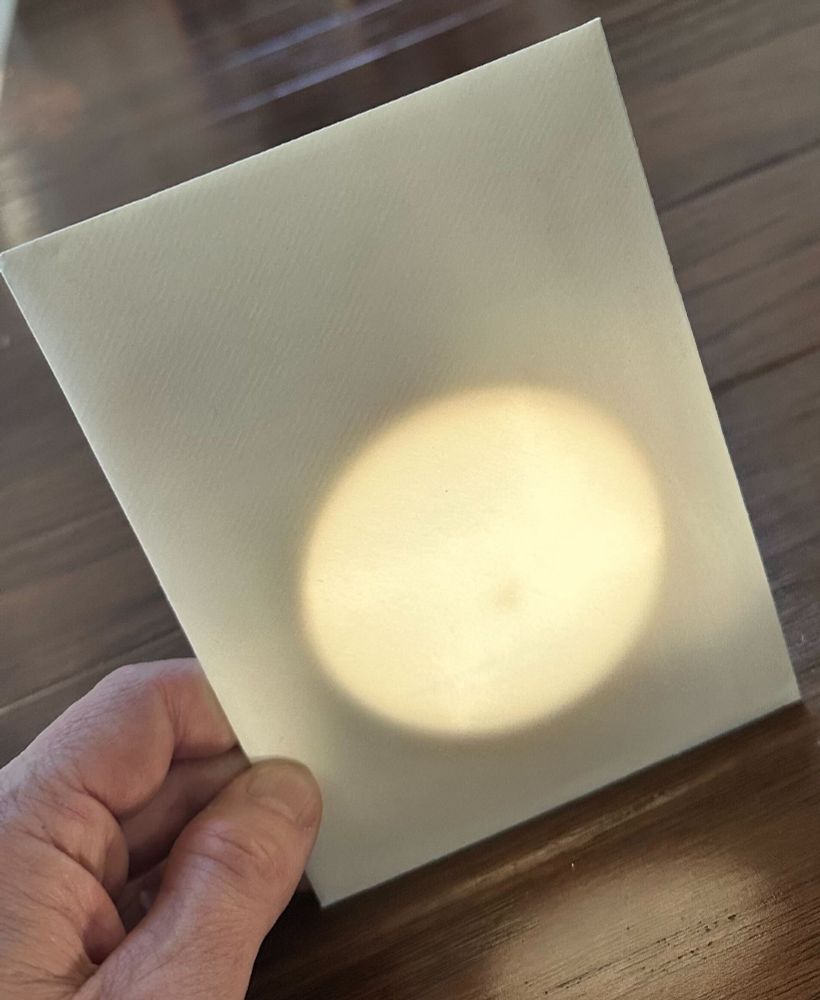 Sunspots are visible in images generated by holes in a curtain, during our sun's 11-year solar max