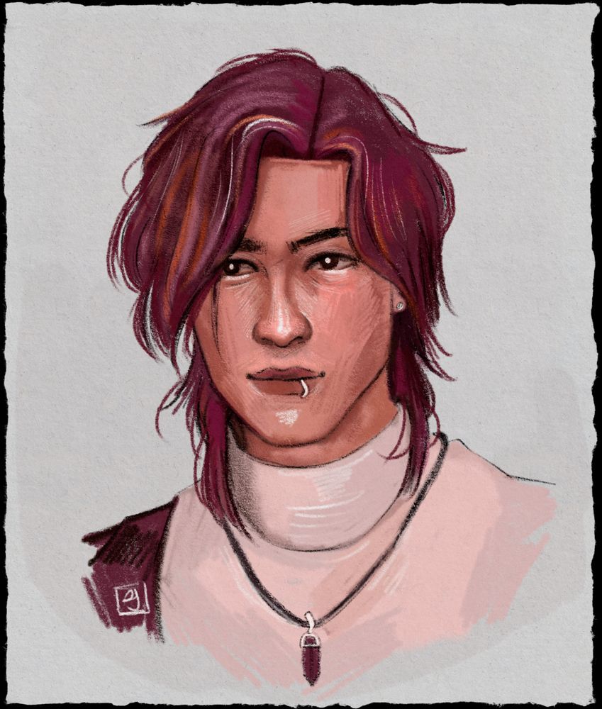 A red haired guy, hes got a mullet, hes really pretty and cool! 