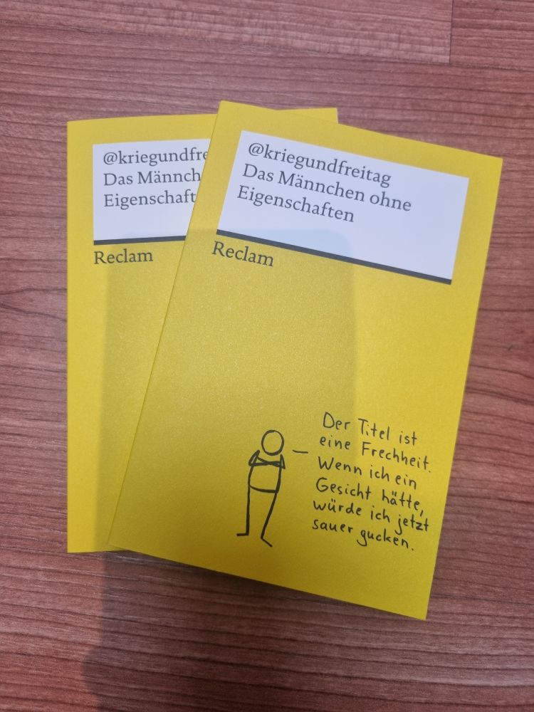 Zwei Reclam Hefte von kriegundfreitag.