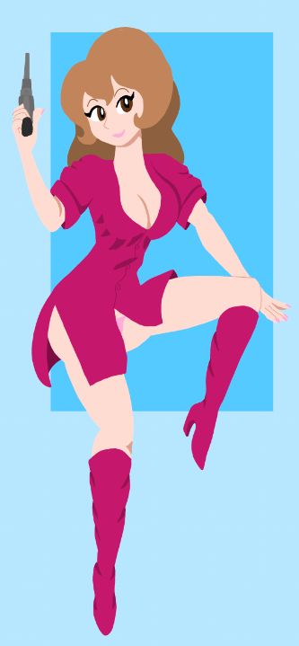 A pin-up of Fujiko Mine sort of