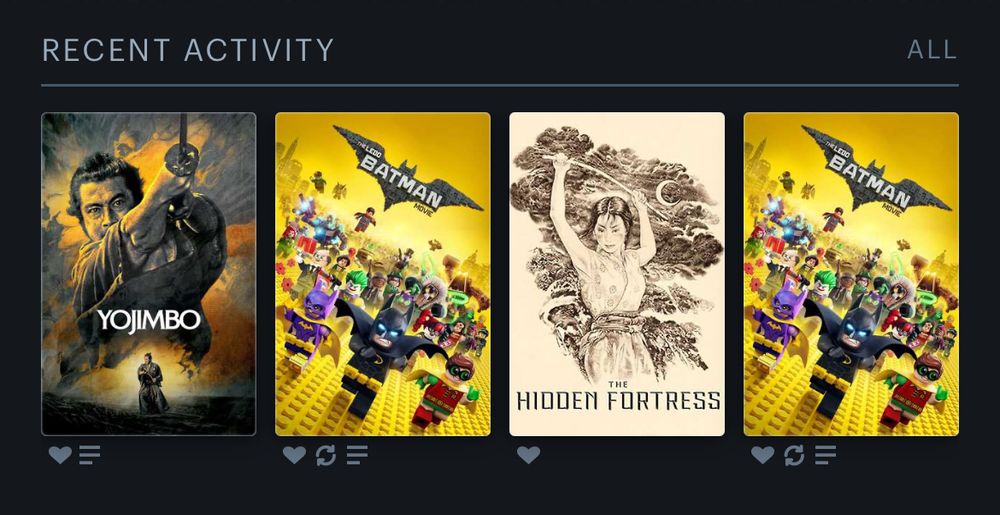 Yojimbo, The LEGO Batman Movie, The Hidden Fortress, The LEGO Batman Movie again