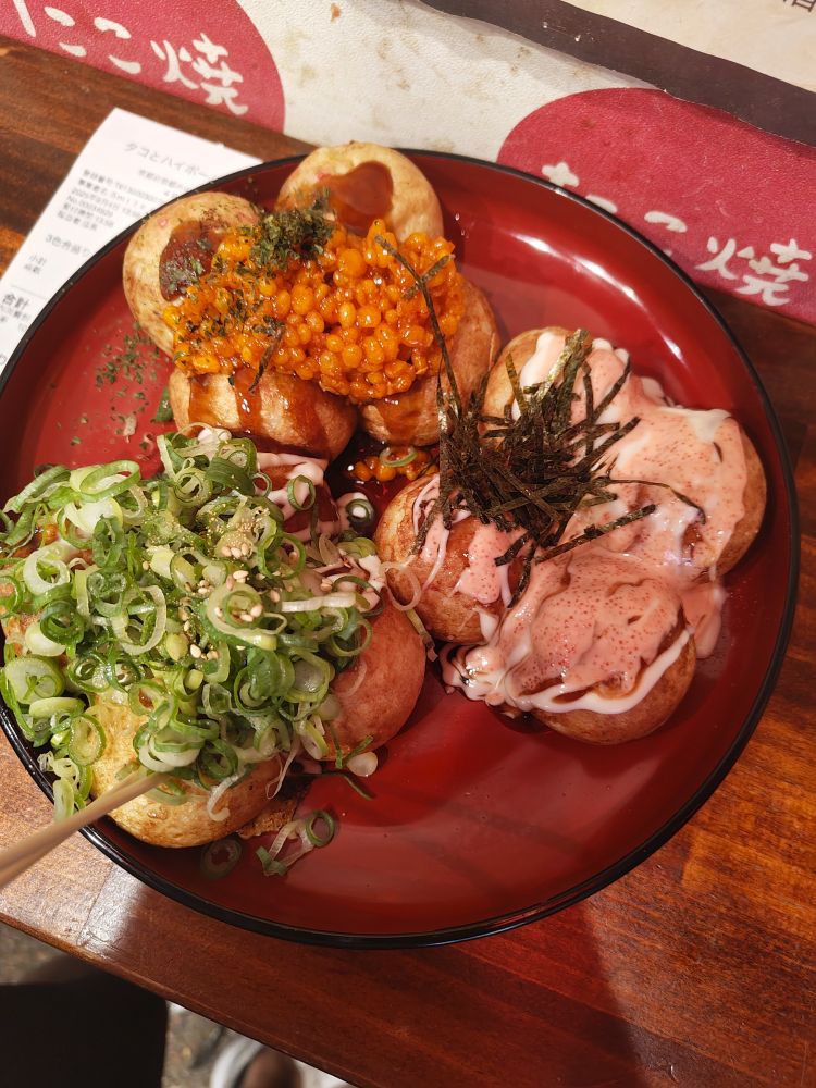3 kinds of Takoyaki