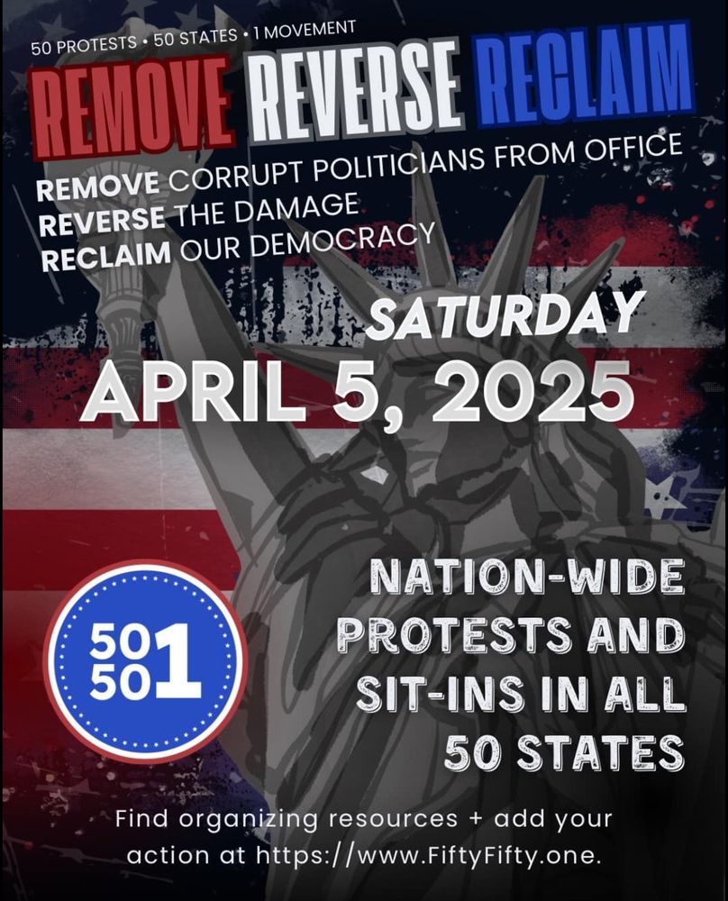 April 5th nationwide protests and sit-ins in all 50 states
