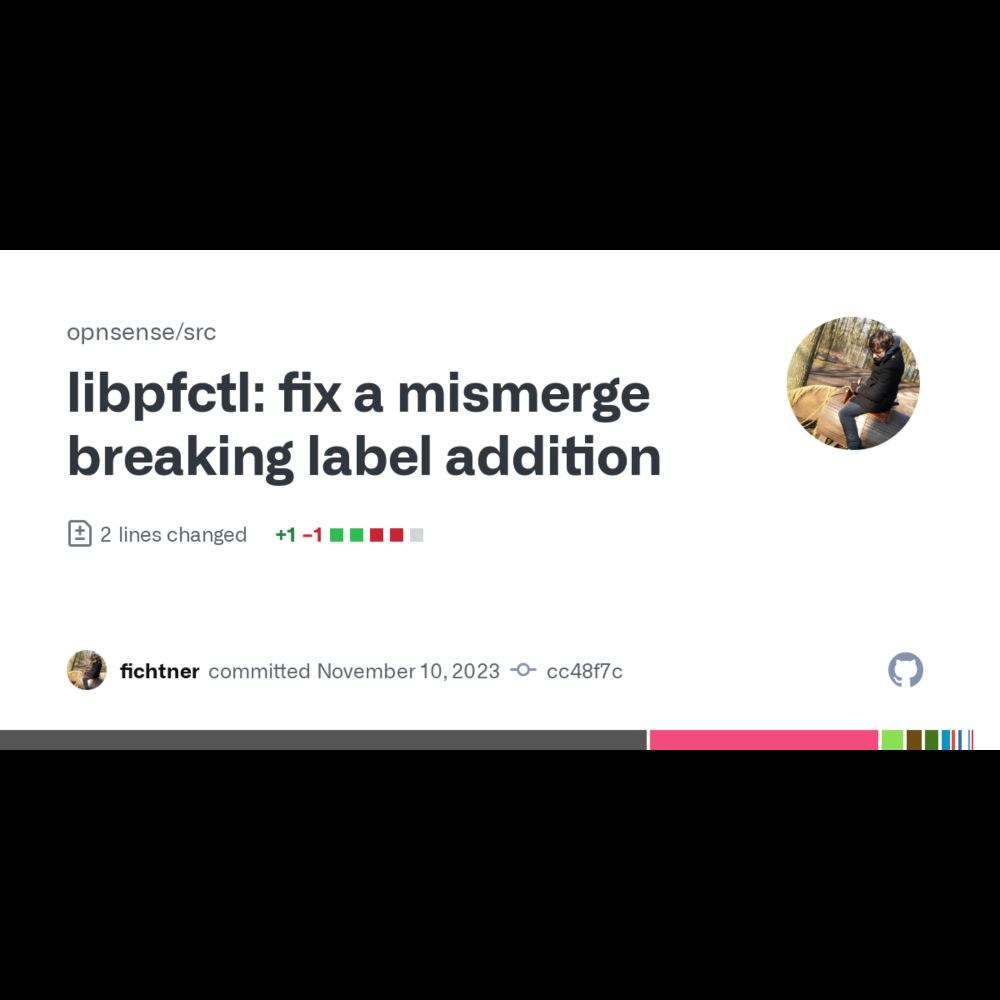 libpfctl: fix a mismerge breaking label addition · opnsense/src@cc48f7c