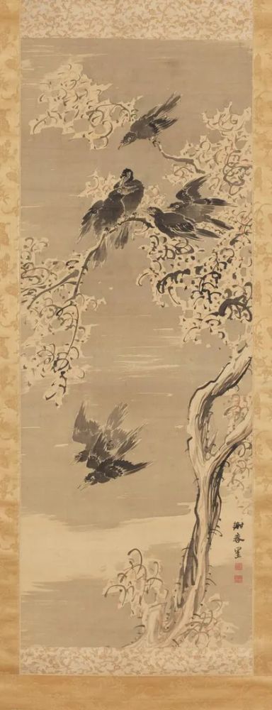 Crows in an Old Tree, by Yosa Buson, 18th century