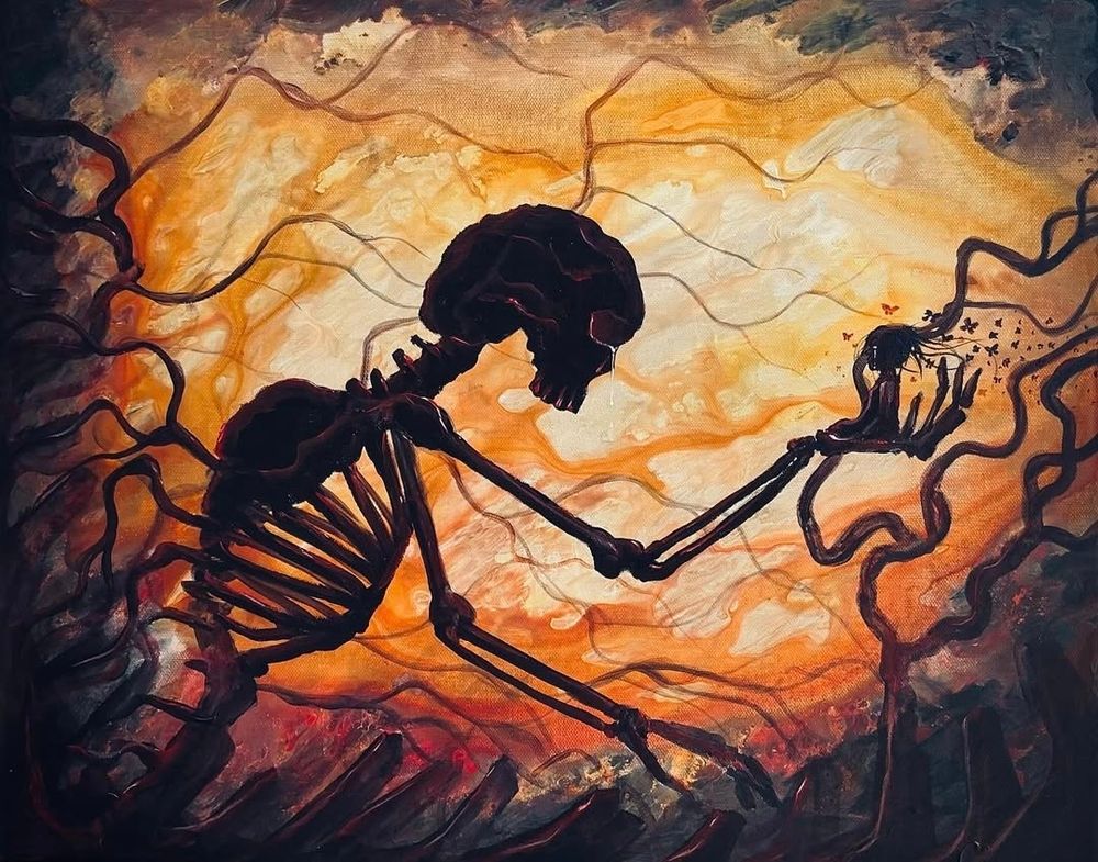 Skully releasing his hand to let go