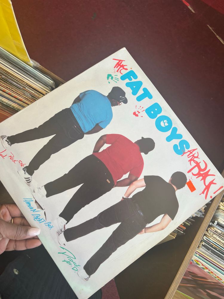 Front of the Fatboy’s album cover
