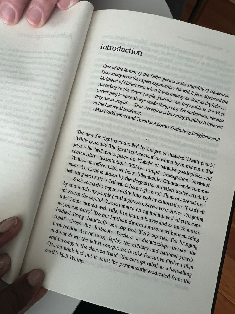 Book page. Introduction in Disaster Nationalism. 