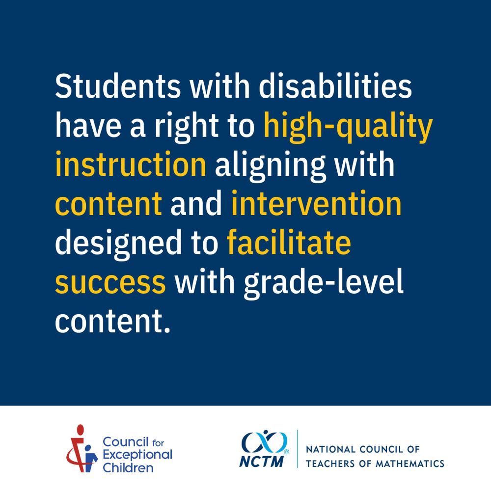 Students with disabilities have a right to high-quality instruction aligning with content and intervention designed to facilitate success with grade-level content. 