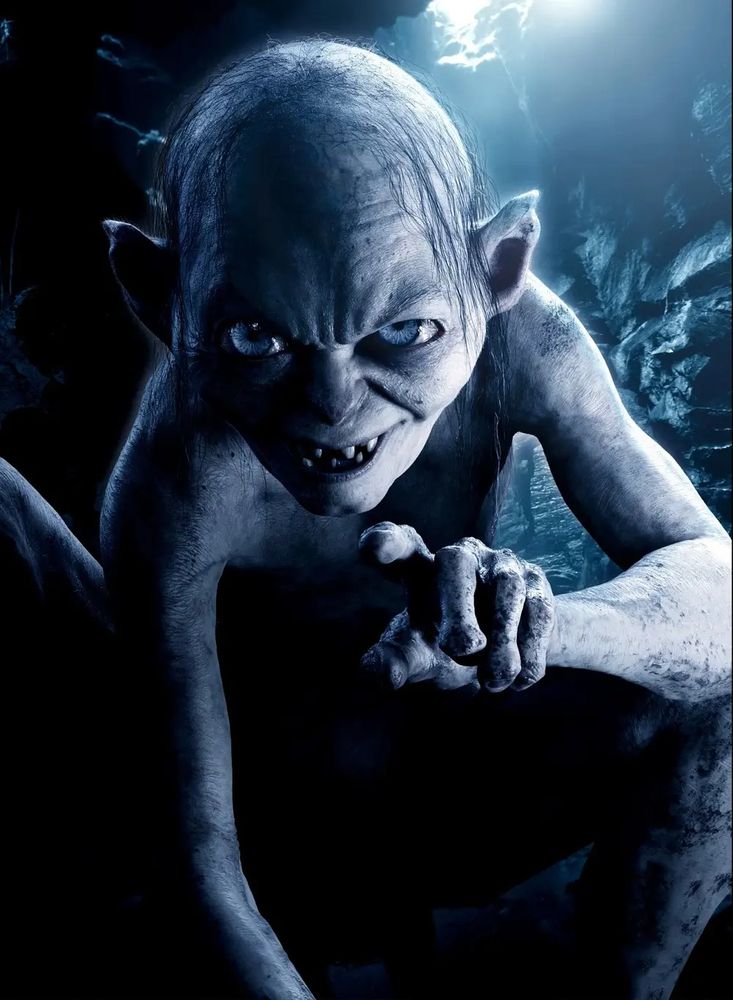 Image of Gollum from Lord of the Rings