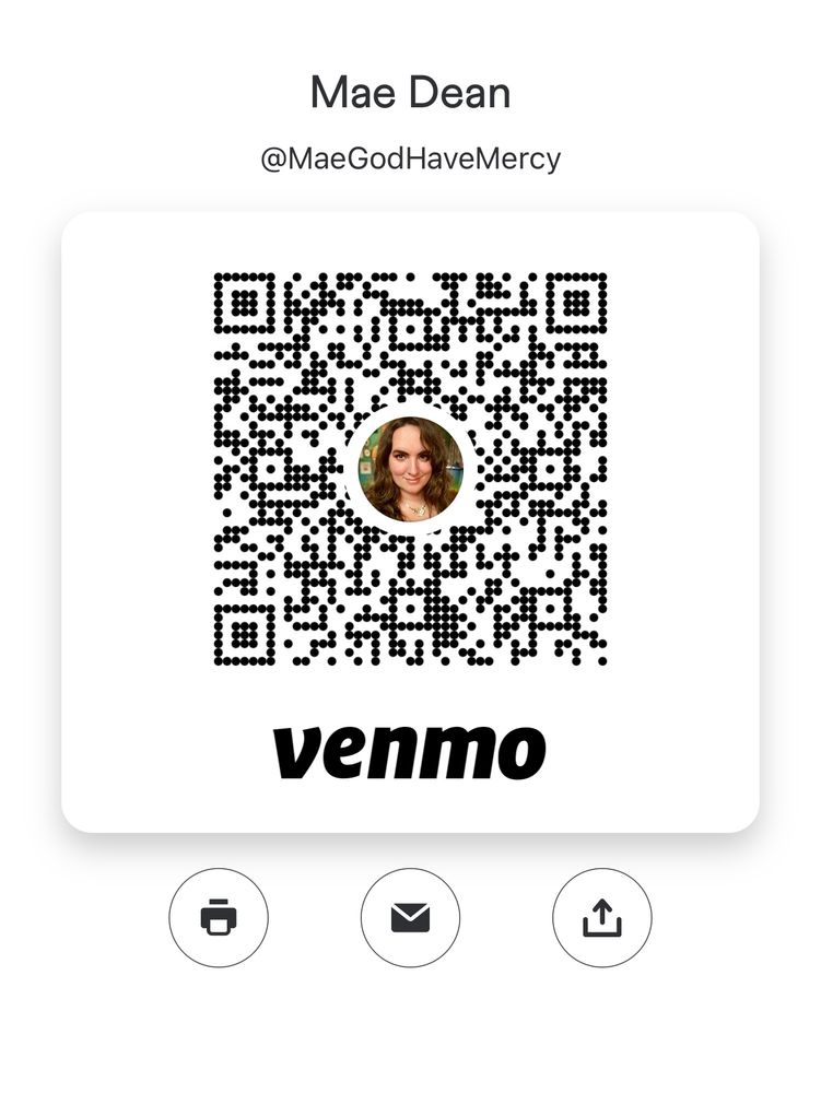  Venmo: @MaeGodHaveMercy