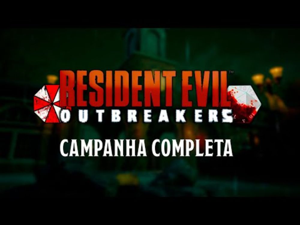 AO VIVO: Resident Evil OUTBREAKERS (Sessão ÚNICA One-shot de RPG com CONVIDADOS!) 🎲☣️