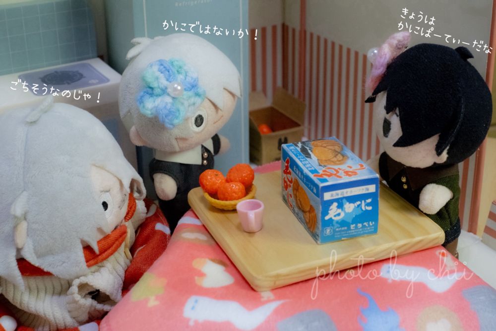 かに！🦀
とくいさきからいただいたんだそうな💭