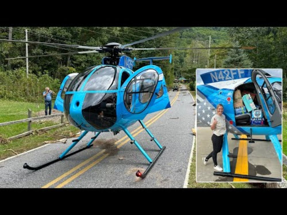 Taking Our Helicopter Into North Carolina's Disaster