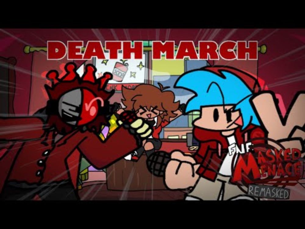 Death March (V2) - Friday Night Funkin' Masked Menace REMASKED