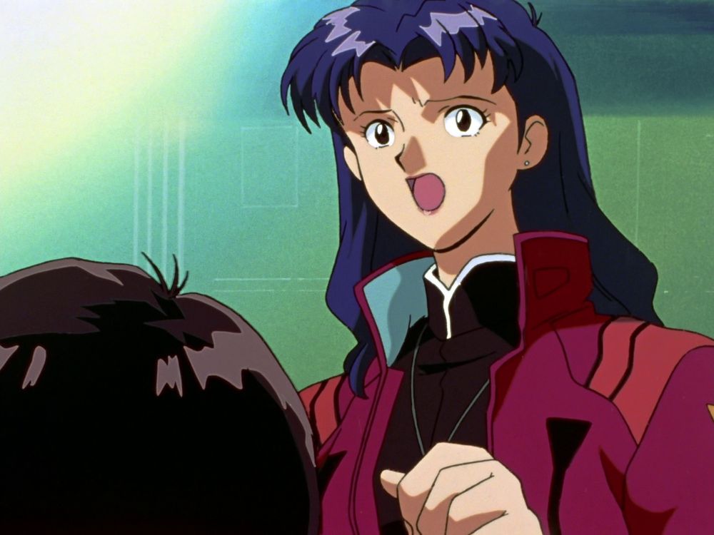 Shocked Misato face