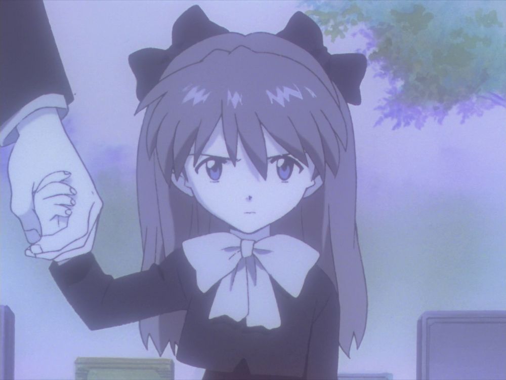 Little Asuka holding an adult's hand