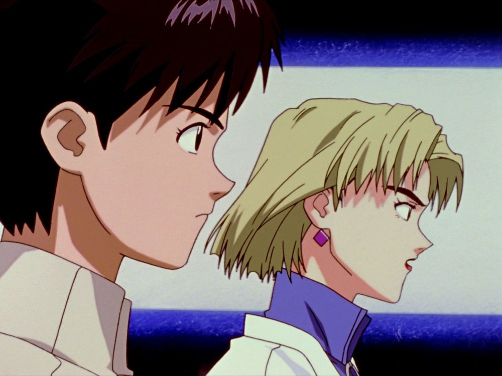 Maya and Ritsuko facing forward