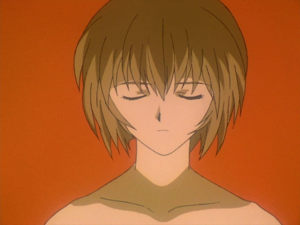 Rei in her LCL tank