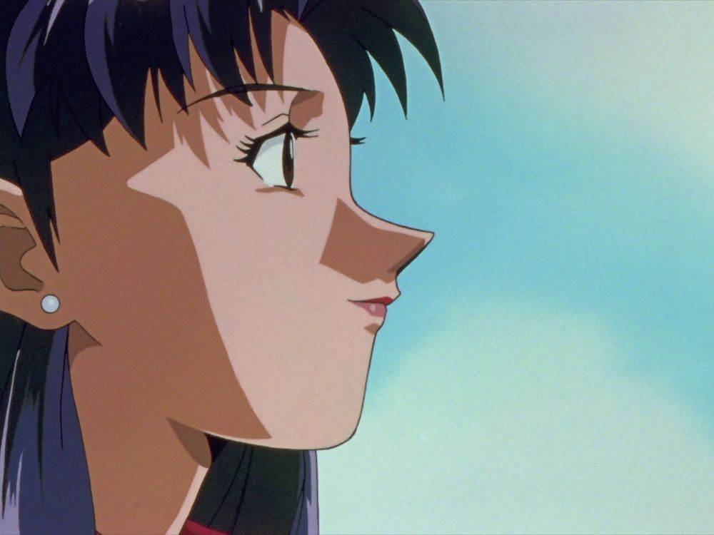 Misato smiling