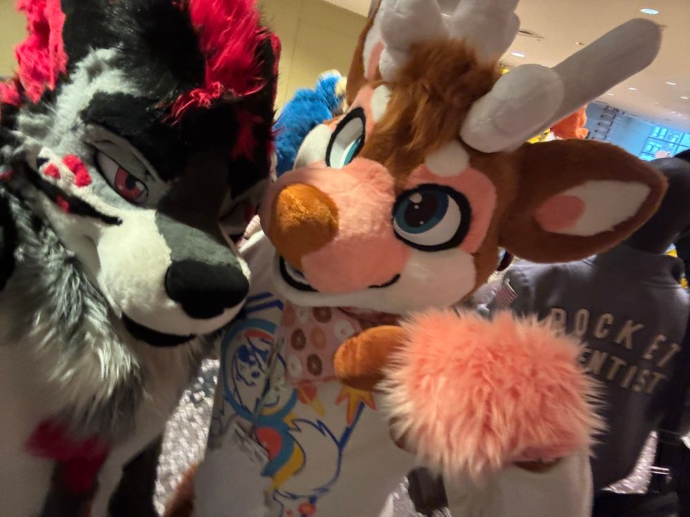 Bagel the deer is so cute 
